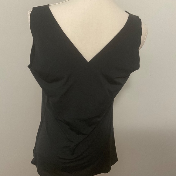 Evelyn Bobbie Smoothing Cami Black Plus Size 2X - Picture 5 of 7